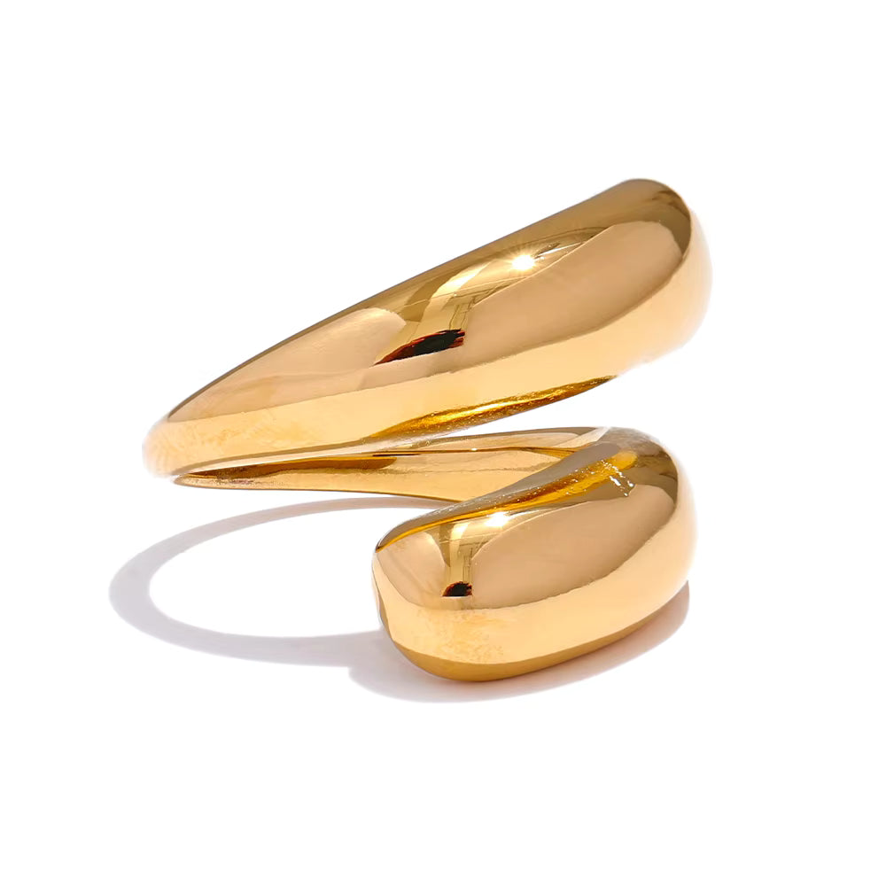 Luna Curve Wrap Ring - Freesize
