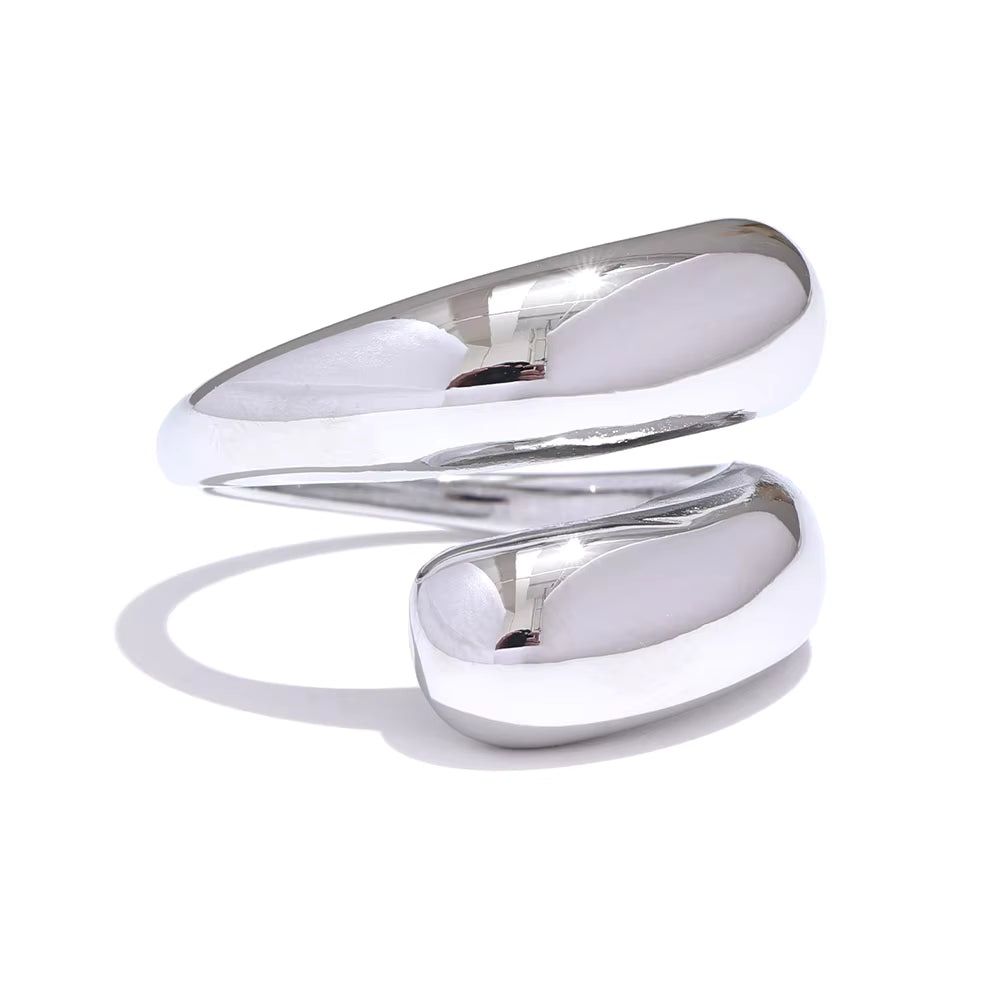 Luna Curve Wrap Ring - Freesize